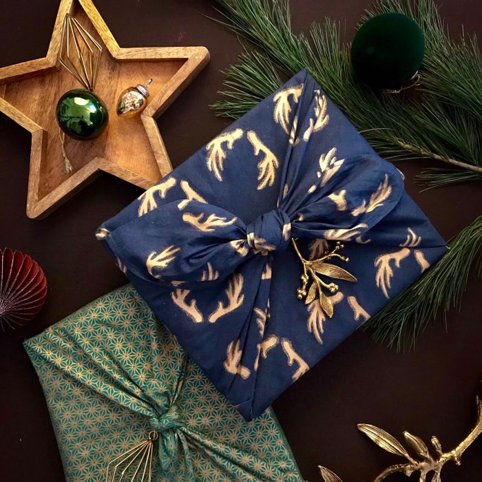 FabRap Midnight Reindeers Single Sided